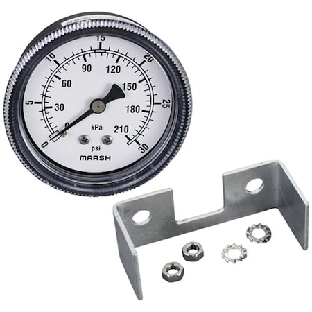 Cleveland Pressure Gauge 2-1/2, 0-30 Psi 7173